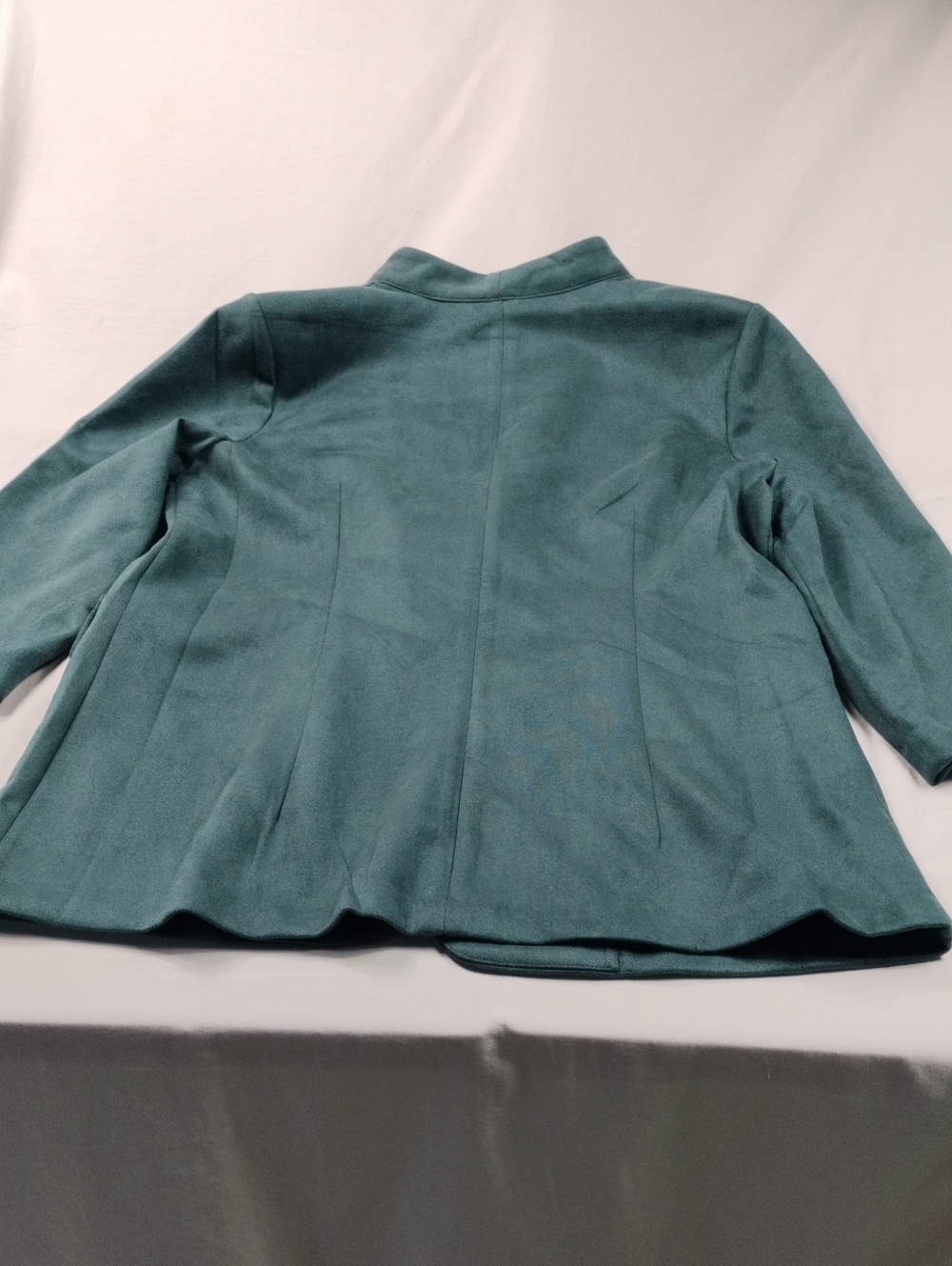 NWT New York & Company Teal Open-Front Women's Blazer Size Large - Picture 8 of 11